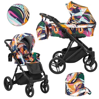 Produktbild von Kinderwagen Kunert Lazzio 2in1 – Farbe: Bunt