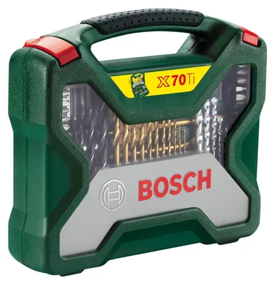 Image de Coffret Bosch  X-Line de forets et embouts de vissage à revêtement TiN, 70 pièces