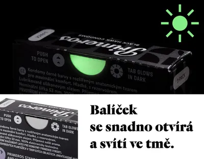 Image de Primeros Black Hawk Préservatifs Noirs 12 pièces