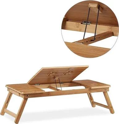 Produktbild von Famanu Laptop-Tisch für das Bett - 35 x 90 x 49 cm