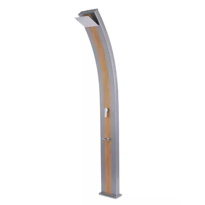 Produktbild von Steinbach Swimming Pool Solardusche "Slim Line Duo" aluminium