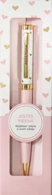 Produktbild von Geschenk-Kugelschreiber „Du bist wunderschön“ – Be-Happy Gifts