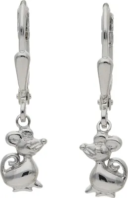 Produktbild von Kinder Ohrhänger Maus 925 Silber JL10-06-3690