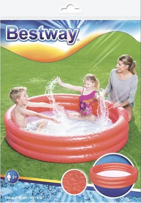 Zdjęcie produktu dla Bestway 51026, Basen nadmuchiwany, 282 l, Okrągły, 2 lat(a), Winyl, Niebieski, Zielony, Czerwony