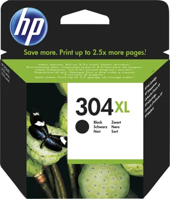 Produktbild von HP N9K08AE Tintenpatrone schwarz No. 304 XL