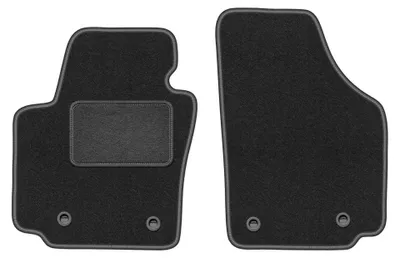 Image de Tapis avant en moquette pour Seat Altea XL 2006-08.2008 (monospace) – 2 pièces, gris graphite, sur mesure – Wielganizator LUX