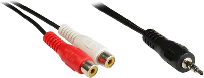 Produktbild von Audio Kabel 3,5mm Klinke St. / 2 x Cinch Bu. Länge: 1,5m, Good Connections®
