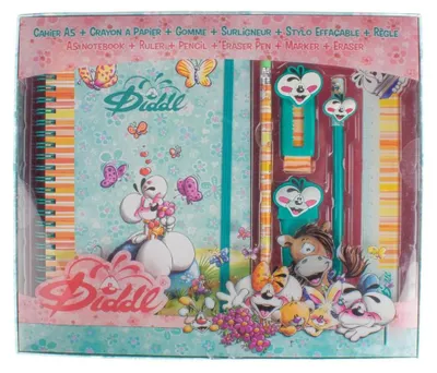 Produktbild von Diddl Kit – Kreatives Notizbuch mit Spiralbindung, Format A5
