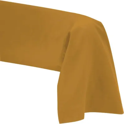 Productafbeelding van Kussensloop voor nekrol, 45 x 185 cm, saffraan, 100% katoen, draaddichtheid 57