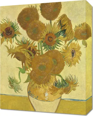 Obrázek produktu pro Obraz 40x50cm Slunečnice, Van Gogh Vintage do obývacího pokoje