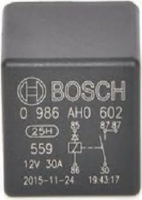 Zdjęcie produktu dla Przekaźnik BOSCH 0 986 AH0 602