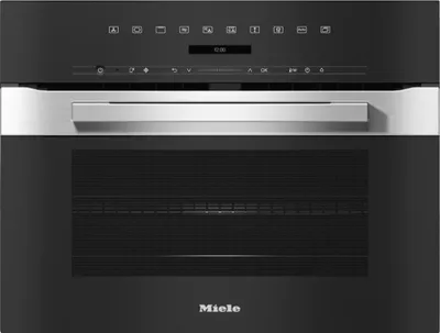 Produktbild von Miele H 7240 BM Einbau-Mikrowelle, Edelstahldekor, 1000 Watt, 43 l Volumen, 59,5 cm Breite, Umluft, Grillfunktion