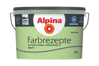 Produktbild von Alpina Farbrezepte Grüne Poesie matt 2,5 Liter