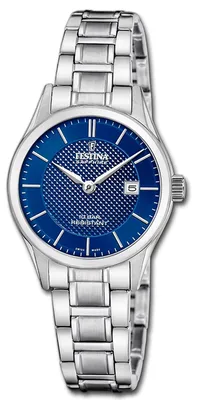 Produktbild von Festina Damenuhr Swiss Made Armbanduhr Edelstahl silber D3UF20068/5