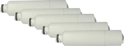 Produktbild von vhbw 5x Wasserfilter Filterkartusche Filter kompatibel mit Samsung RF25HMEDBBC, RF25HMEDBSR, RF25HMEDBWW, RF24-Series French Door Kühlschrank