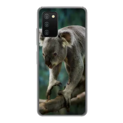 Produktbild von MuchoWow® Handyhülle Schutzhülle Hülle für Samsung Galaxy A03s Koala - Baum - Klettern - Kinder - Jungen - Mädchen Silikon Softcase Handy Hülle - Schutz