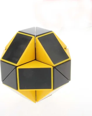 Obrázok produktu pre Oostifun Black & Yellow Magic Snake Vládca Puzzle Twisty Toy