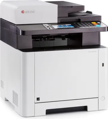 Produktbild von Kyocera Ecosys M5526cdn Farblaser Multifunktionsgerät: Drucker Scanner Kopierer, Faxgerät.