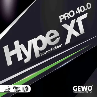 Produktbild von GEWO Belag Hype XT Pro 40.0 schwarz 1,9 mm