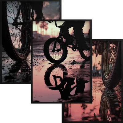 Obrázek produktu pro Nástěnné plakáty pro chlapce Teenager BMX kolo 30x40