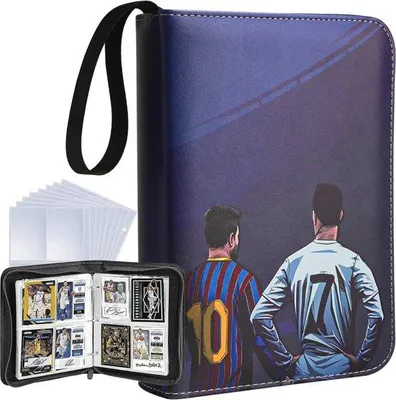 Immagine prodotto di Album per collezionare figurine di calcio, con 55 pagine e 440 spazi – resistente all'acqua