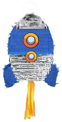 Image de Piñata fusée 28 x 8,5 x 38 cm