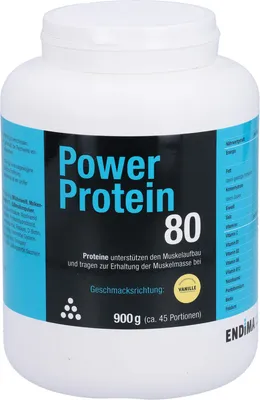 Produktbild von POWER PROTEIN 80 VANILLE, 900 g PUL