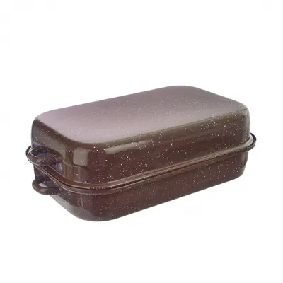 Obrázek produktu pro Orion Pekáč smalt BROWN 31,5x18,5x11,5 cm víko