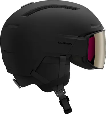 Produktbild von SALOMON Driver Prime Sigma Plus Mips Unisex Skihelm mit integriertem Visier schwarz 56-59 cm
