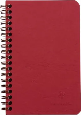 Produktbild von Clairefontaine 5x Spiralbuch Age Bag 11X17cm liniert 60 Blatt Rot 786162C
