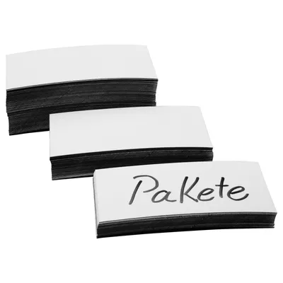 Obrázek produktu pro magnetické štítky magnetoplan, bílé, 30 x 100 x 0,6 mm