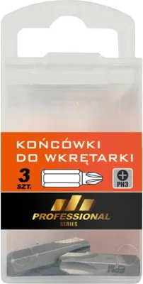 Imagen del producto de Punta De Destornillador 25mm 3uds Ph1