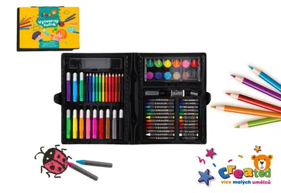 Obrázok produktu pre Sada na maľovanie – kreatívna sada Art box v plastovom kufríku 28 x 21 x 4 cm