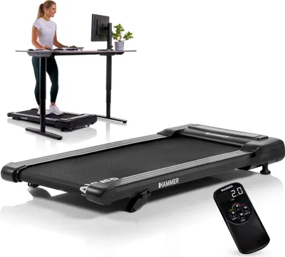 Produktbild von HAMMER Laufband Walk 2.0 - Walking Pad, Laufband Schreibtisch bis 6 km/h