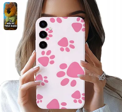 Obrázok produktu pre Puzdro Samsung Galaxy S24 Pes Ružové Labky Dámske Vzory