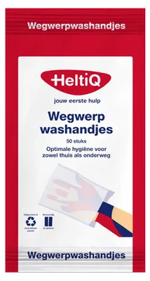 Productafbeelding van HeltiQ wegwerpbare washandjes