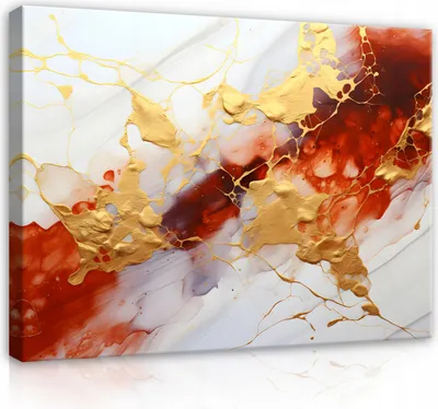 Produktbild von Leinwandbilder Marmor Abstrakt 120x80 cm XXL Modern Canvas Bild auf Leinwand Bilder Leinwandbild Wandbilder Wohnzimmer Schlafzimmer