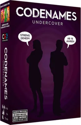Produktbild von Codenames Undercover – Freches Partyspiel für Erwachsene