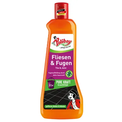 Produktbild von Poliboy Reinigungsmittel Fliesen & Fugen Konzentrat - Inhalt 500 ml, Reinigung & Pflege