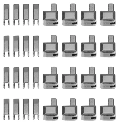 Reißverschluss-Reparatieset, Metall, #5, schwarz