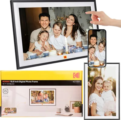 Obrázek produktu pro Kodak Fotoramka Digitální dotykový fotorámeček Film 15,6" Rcf-1561p Wifi