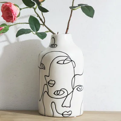 Immagine prodotto di Vaso ceramico astratto per la decorazione della casa