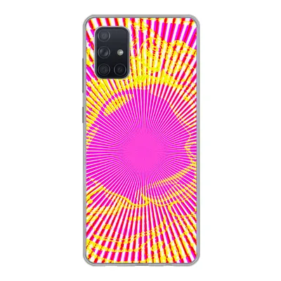 Produktbild von MuchoWow® Handyhülle Schutzhülle Hülle für Samsung Galaxy A51 Kunst - Jet - Psychedelisch Silikon Softcase Handy Hülle - Schutzabdeckung