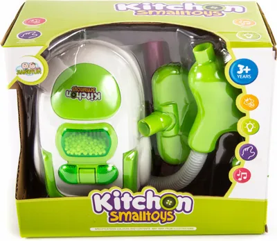 Produktbild von Kinderstaubsauger Grün mit Licht & Sound - Spielzeugstaubsauger mit Saugfunktion - Haushalt