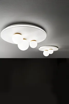 Zdjęcie produktu dla Kula Współczesna Lampa Sufitowa Biała Led 3 Kule