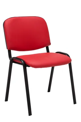 Immagine prodotto di Sedia visitatore Ken in Similcuoio rossa