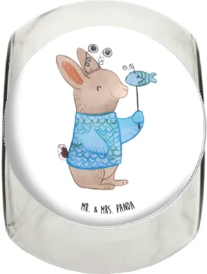 Produktbild von Mr. & Mrs. Panda Kaffeedose Fische Astrologie XL 2000ml - Weiß - Geschenk, Geschenkidee Zum Geburtstag, keksglas, glasbehälter, Vorratsbehälter, Sternzeichen, schraubglas