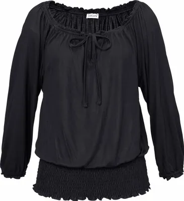 Produktbild von LASCANA Carmenshirt schwarz Größe 40/42