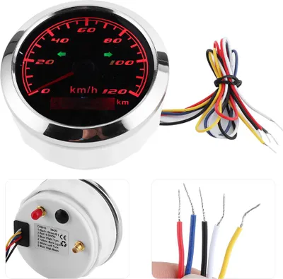 Produktbild von 932 V 3,3 Zoll GPS-Tachometer 120 km/h IP67 wasserdichtes Antibeschlag-Messgerät für Auto und Motorrad