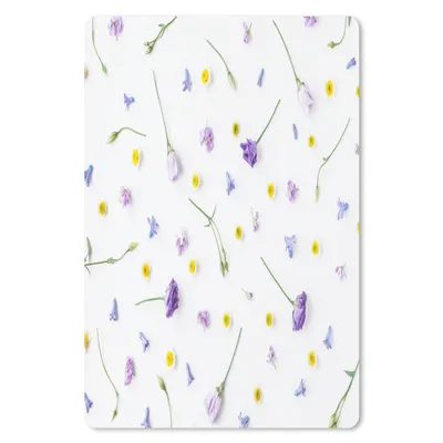 Produktbild von MuchoWow® Mauspad Mousepad Blumen - Pastell - Vintage 18x27 cm - Mousepads - Maus Mat - Pad - Mausunterlage